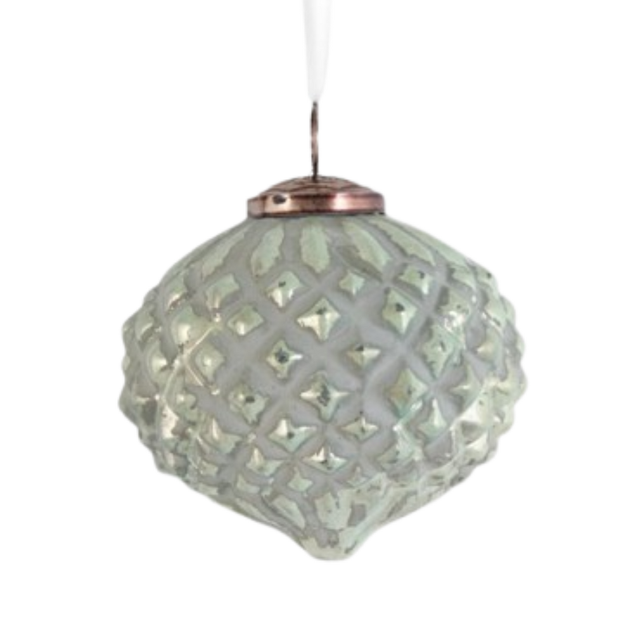 Green Glass Ornament