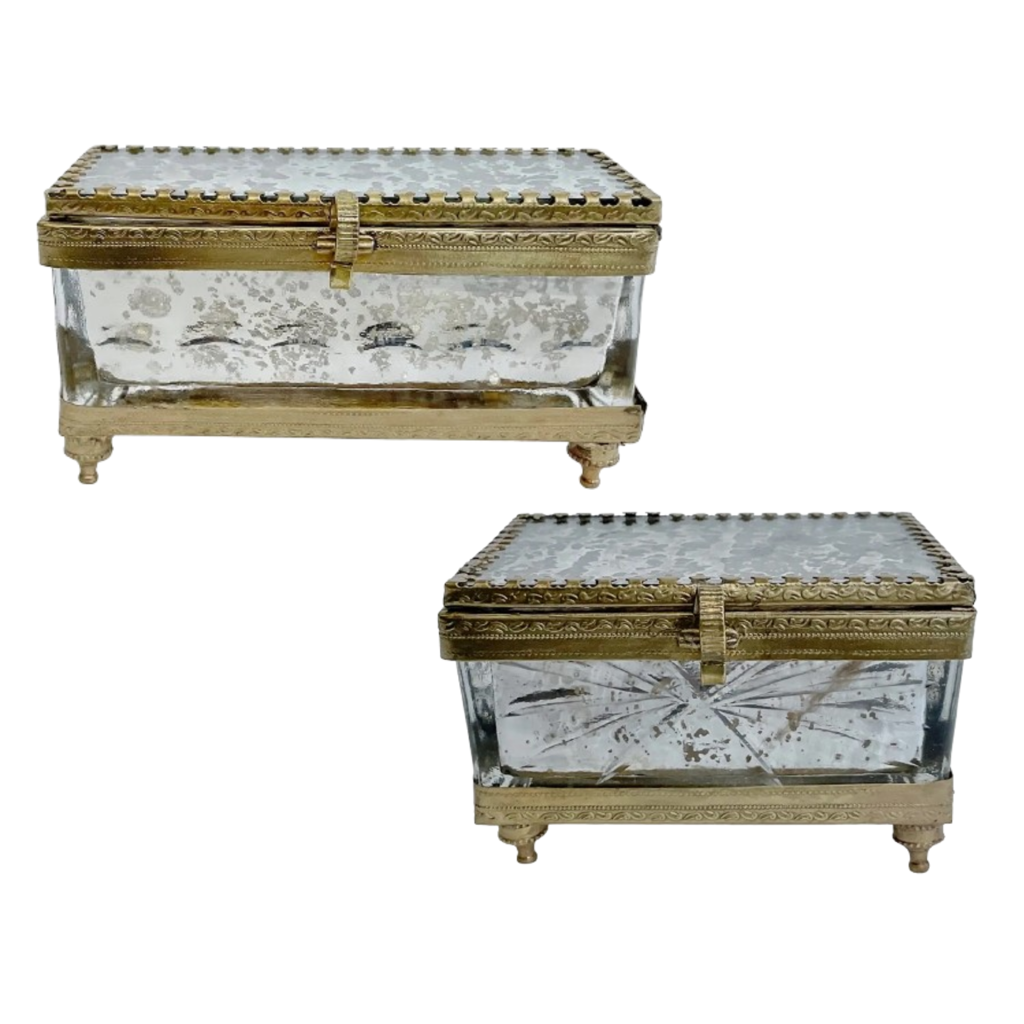Aged Mirror Box
