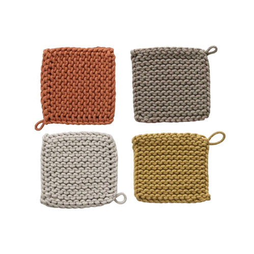 Crochet Pot Holder, autumn