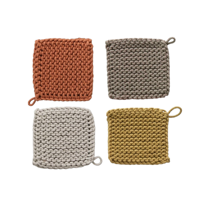 Crochet Pot Holder, autumn