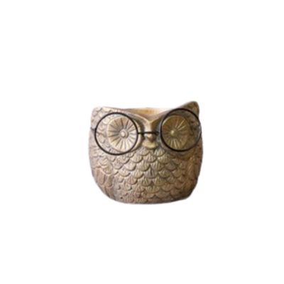 Owl with Glasses Planter