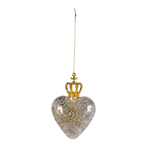 Heart Crown Ornament