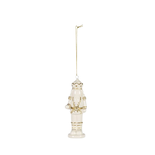 Stoneware Nutcracker Ornament