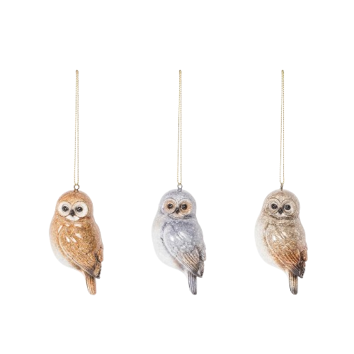 Resin Owl Ornament