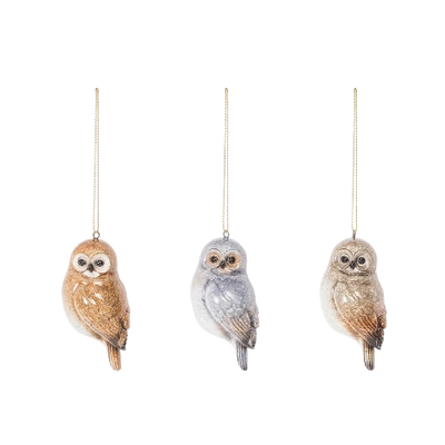 Resin Owl Ornament