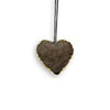 Paper Heart Ornament, grey