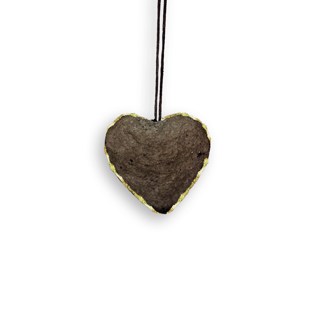 Paper Heart Ornament, grey
