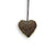 Paper Heart Ornament, grey