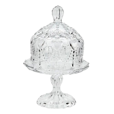 Heart Cloche/Pedestal Stand