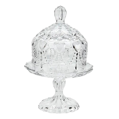Heart Cloche/Pedestal Stand