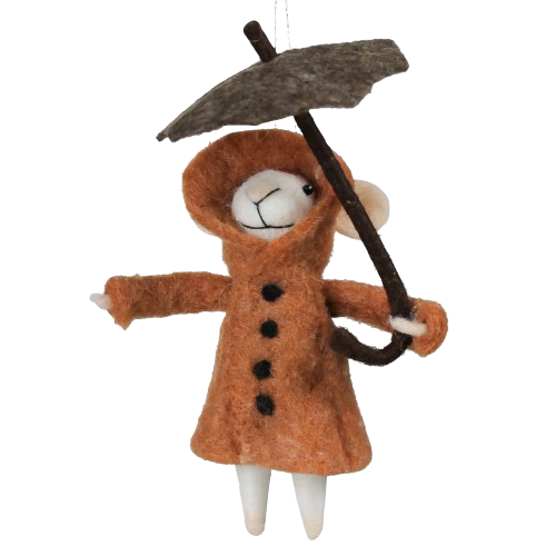 Felt Mouse - Rainy Day