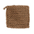 Crocheted Pot Holder, deep brown