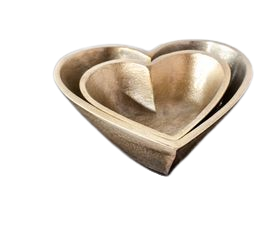 Brass Heart Bowl (large)