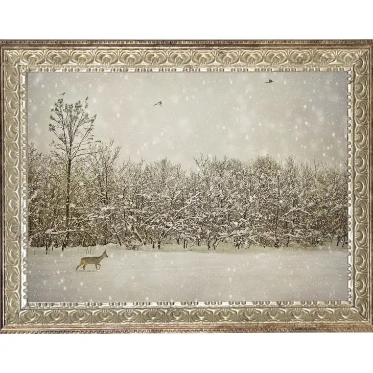 Winter Fawn Art Print