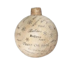 Frosted Ornament
