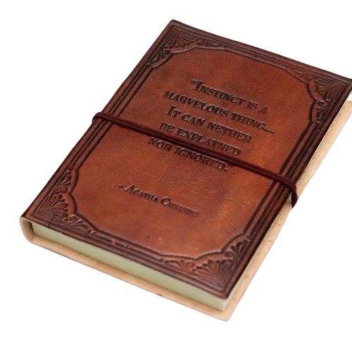Leather Journal "Instinct is a Marvelous Thing"