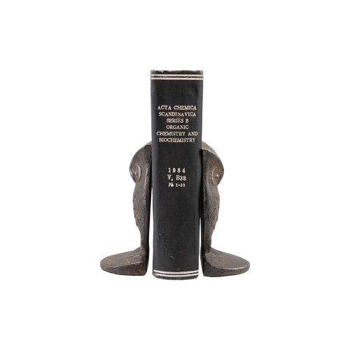 Cast Iron Owl Bookends - set/2