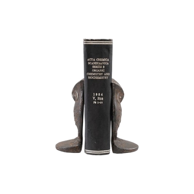 Cast Iron Owl Bookends - set/2