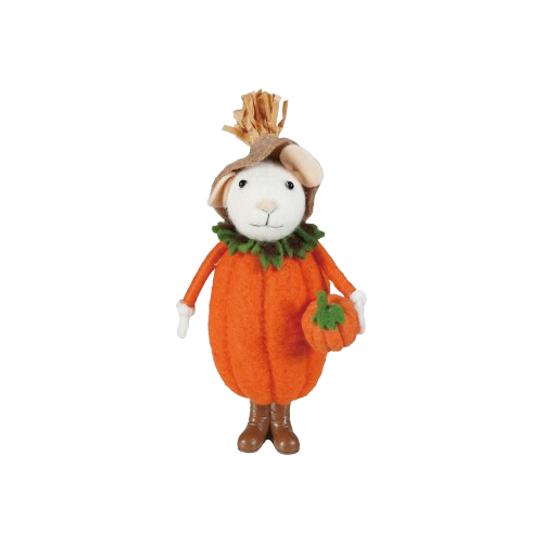 Felt Mouse - Pumpkin