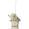 Painted Birdhouse Ornament