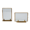 Brass/Glass Photo Frame, standing