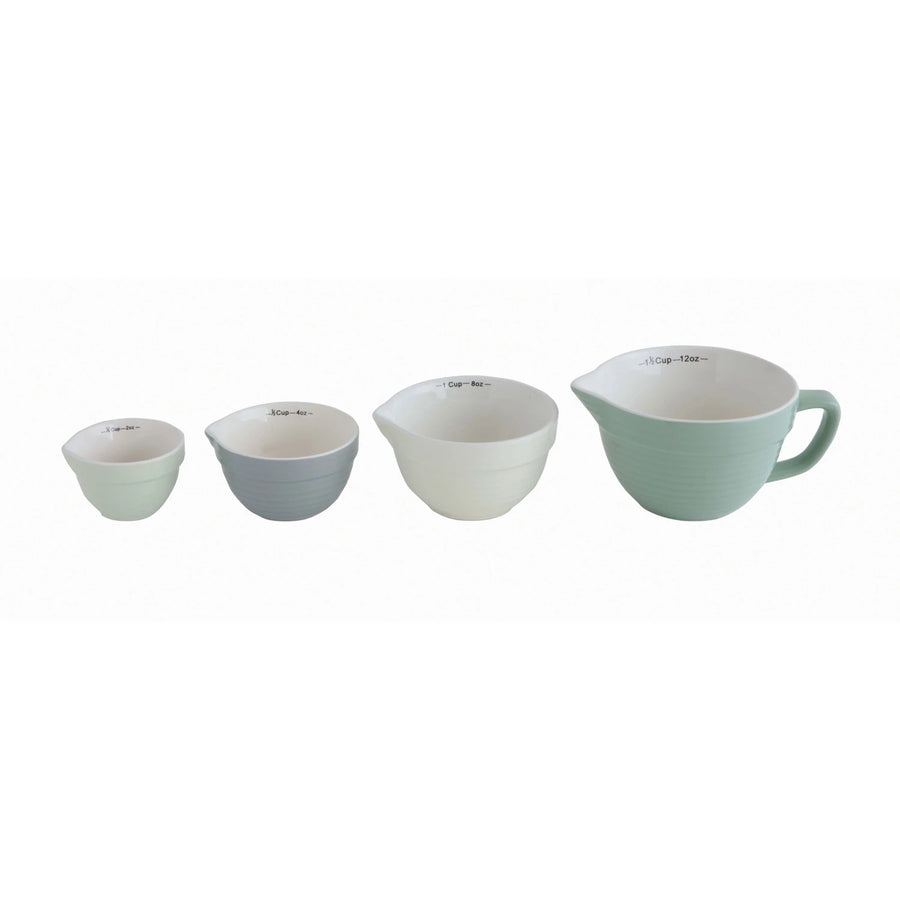 Stoneware Measuring Cups, set/4