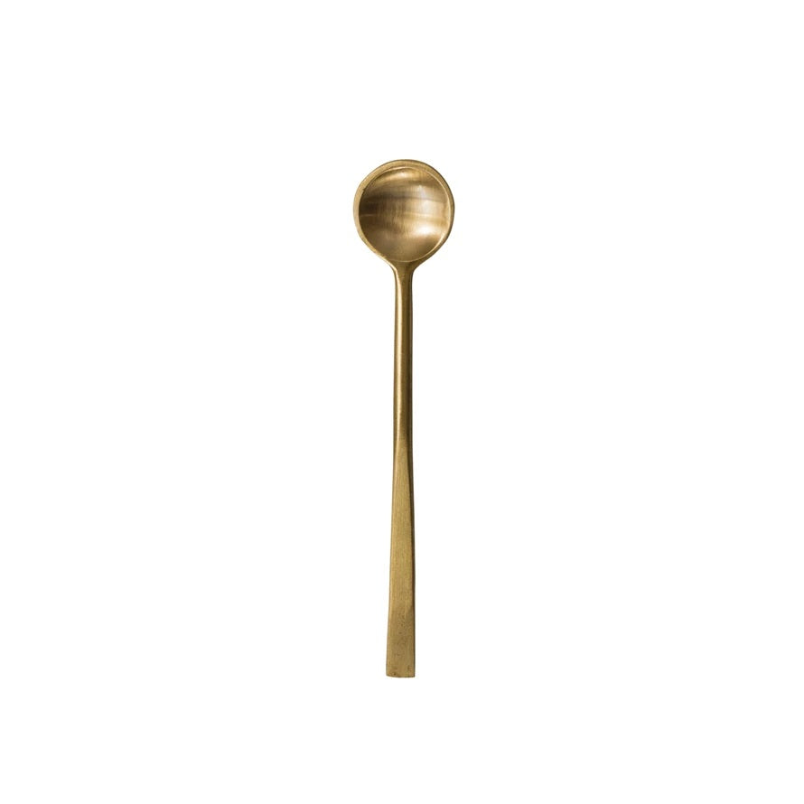 Round Brass Spoon