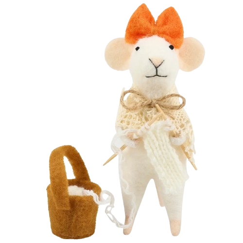 Felt Mouse - Knitting