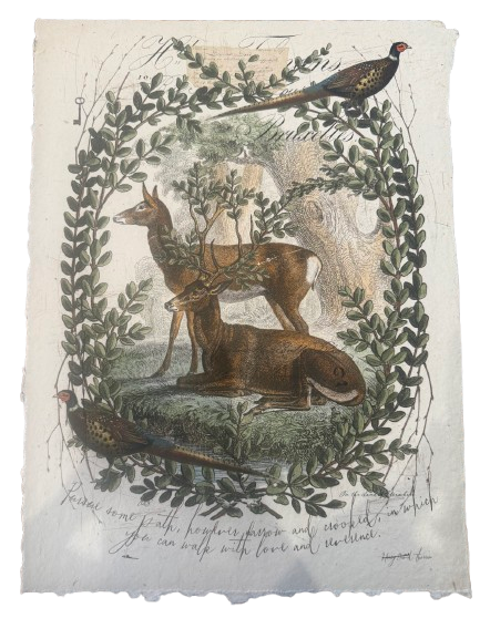 12x16 Artisan Paper Print, pursue some path