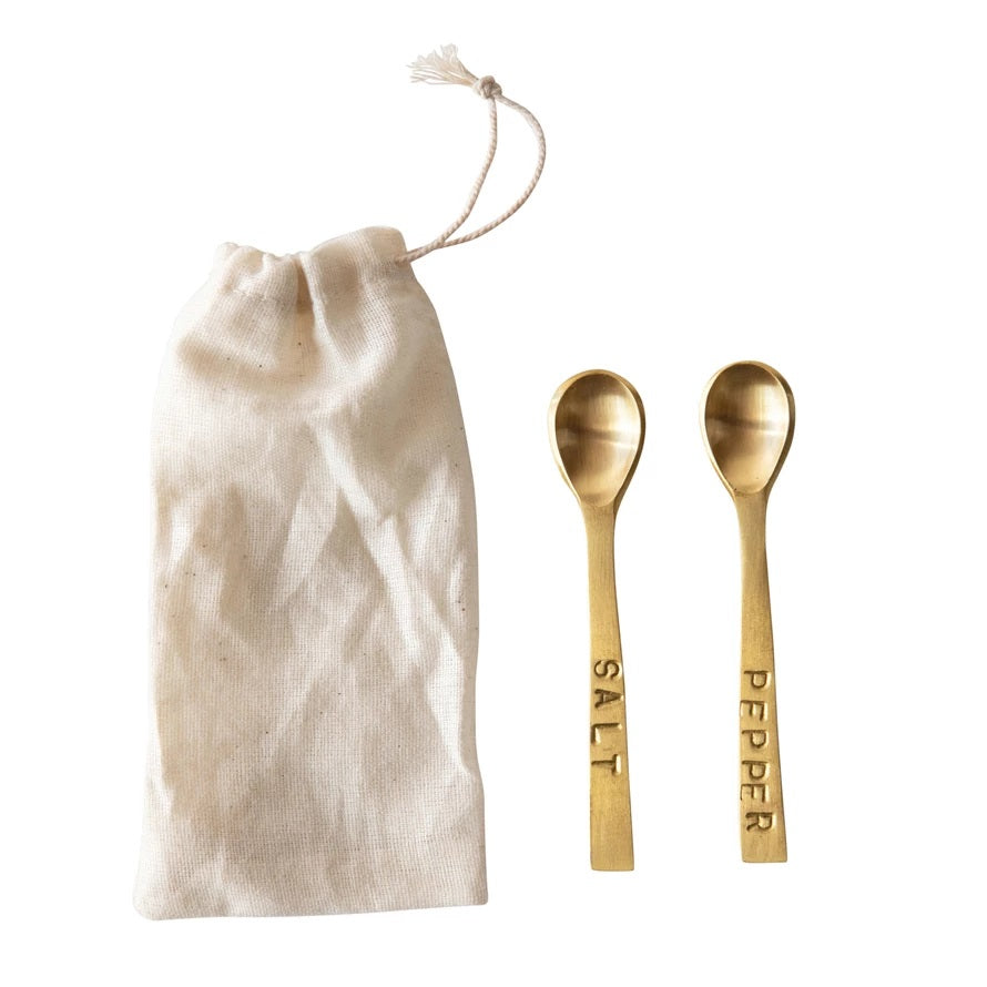 Salt and Pepper Spoon Set