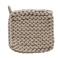 Crochet Pot Holder, neutral