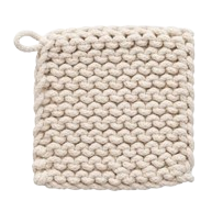 Crochet Pot Holder, neutral