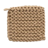 Crochet Pot Holder, neutral