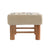 Embroidered Cotton Stool