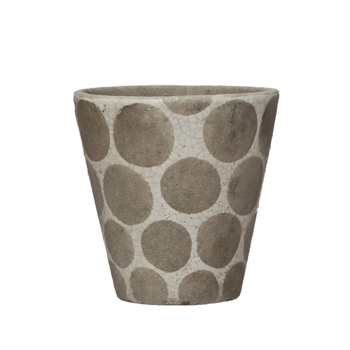 Dotted Wax Relief Planter