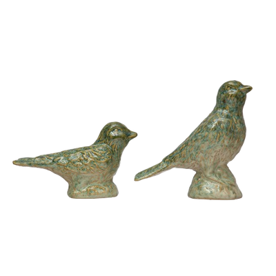 Glazed Stoneware Bird
