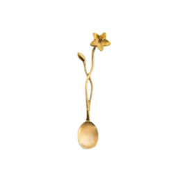 Brass Flower Spoon