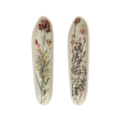 Floral Stoneware Platter