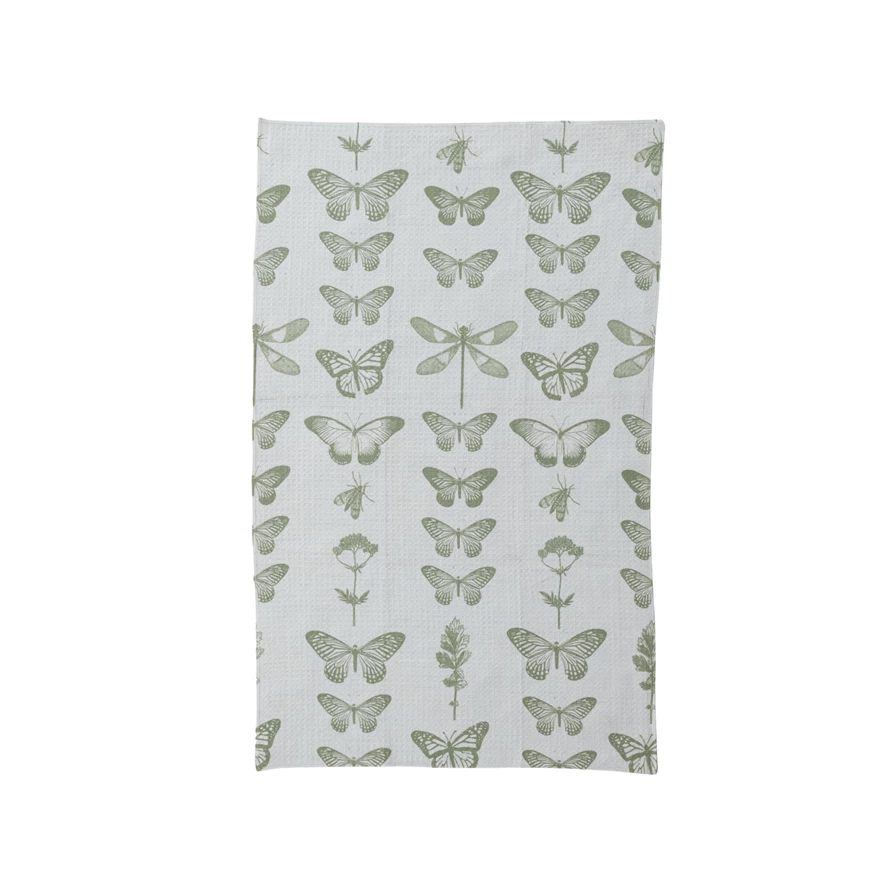 Microfiber Tea Towel, butterflies