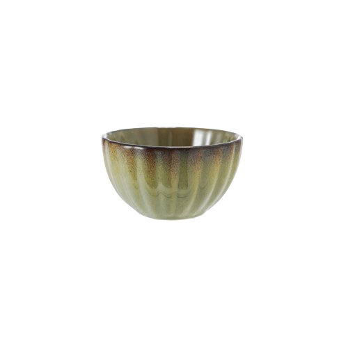 Ribbed Stoneware Bowl