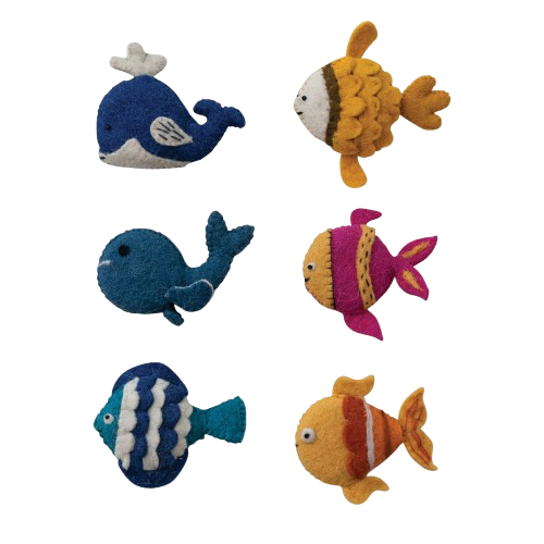 Felt Fish Measuring Tape