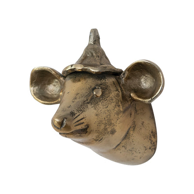 Mouse with Hat Wall Mount