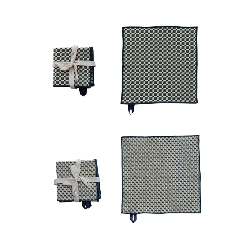 Woven Dish Cloths, set/3