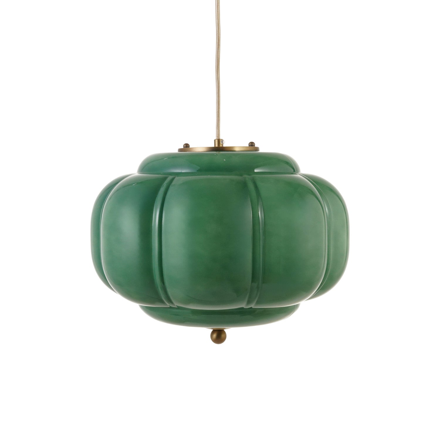 Vintage Inspired Green Pendant Lamp
