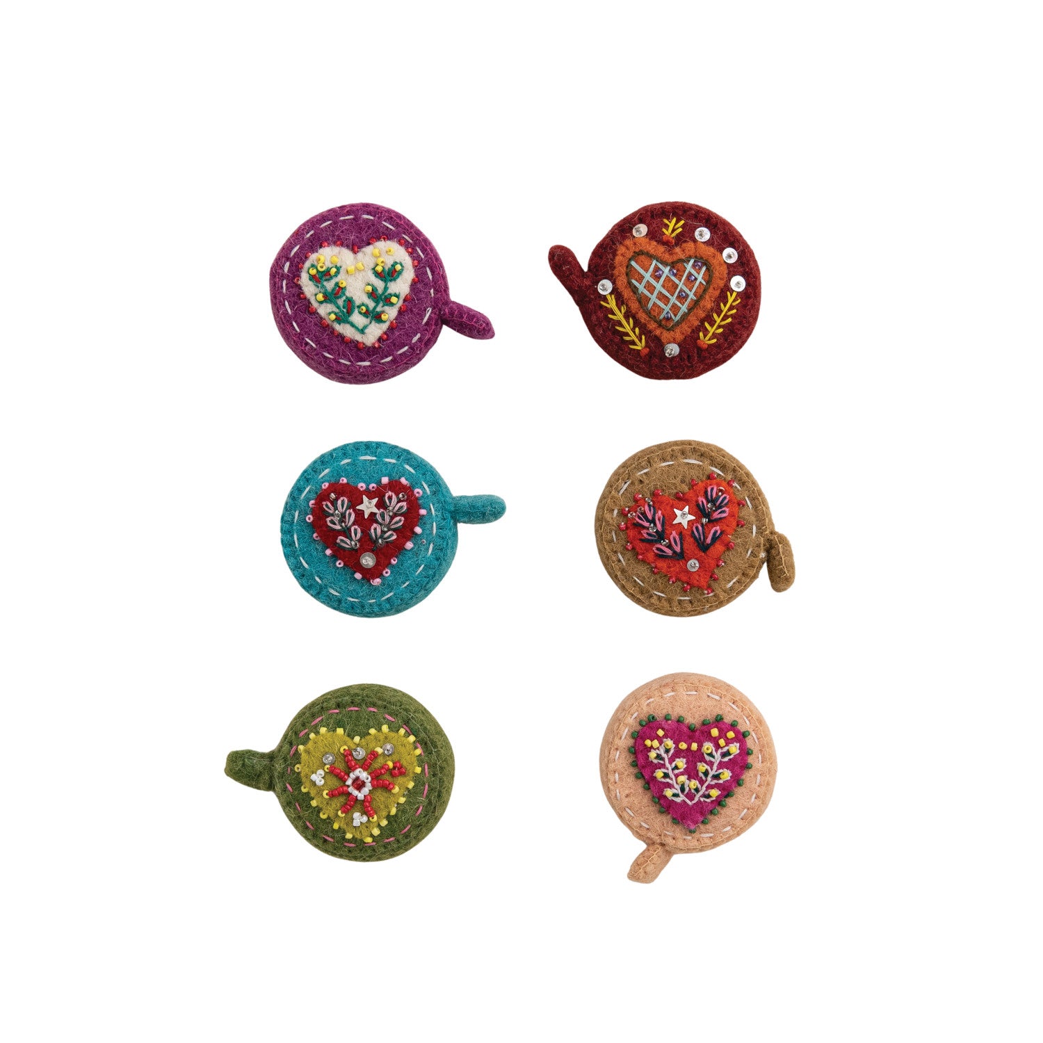 Felt Heart Measuring Tape