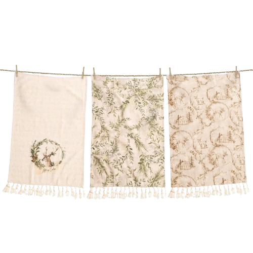 Dish Towel - Holly and Ivy