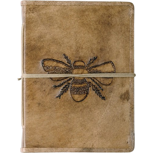 Leather Journal - Bee
