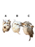 Furry Owl Ornament