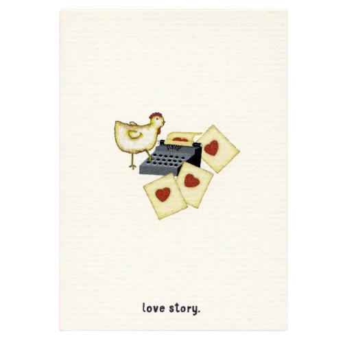 Tiny Greeting Card - Love Story
