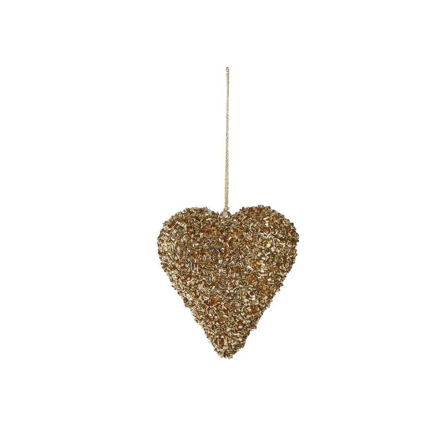 Beaded Heart Ornament